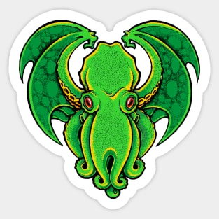 Heart Shaped Cthulhu Sticker